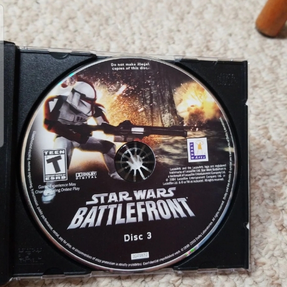 🕸Vintage Star Wars " Battlefront " PC Game - Picture 4 of 6